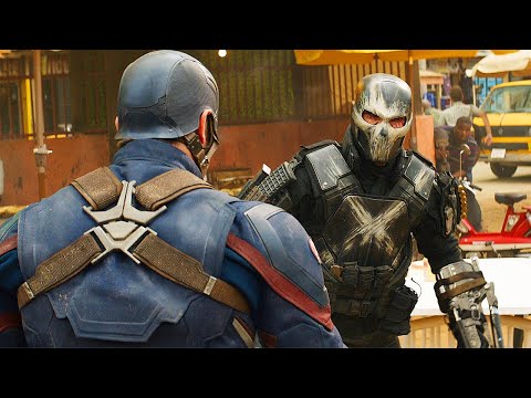 Captain America vs Crossbones - Fight Scene - Captain America: Civil War (2016) Movie CLIP HD