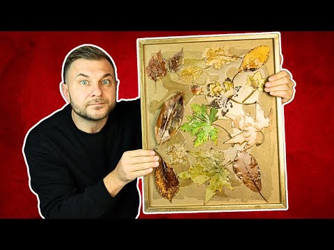 How to make an Autumn Painting with DIY resin