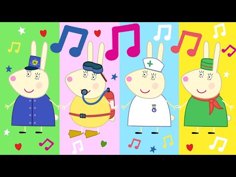 Peppa Pig en Espa&ntilde;ol 🎵 Miss Rabbit | Canta con Peppa | Pepa la cerdita