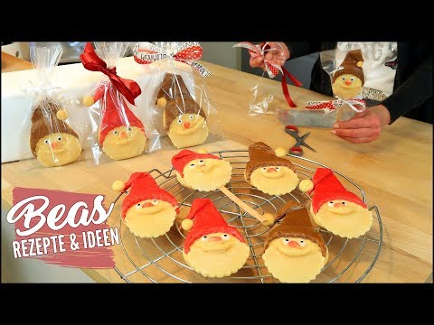 NIKOLAUS Kekse Rezept | Backen Basteln Verschenken | Weihnachtsmann Butterkeks Pl&auml;tzchen