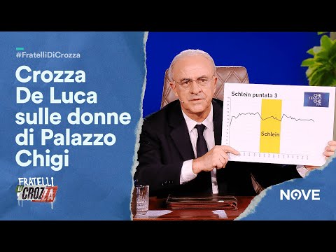 Crozza De Luca &egrave; carico sulle donne di Palazzo Chigi soprattutto la Schlein e i suoi tre passaporti