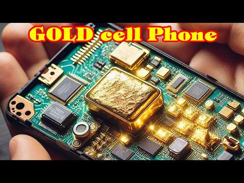 turn a pile of junk old cell phone into solid gold | Archimedes Channel |