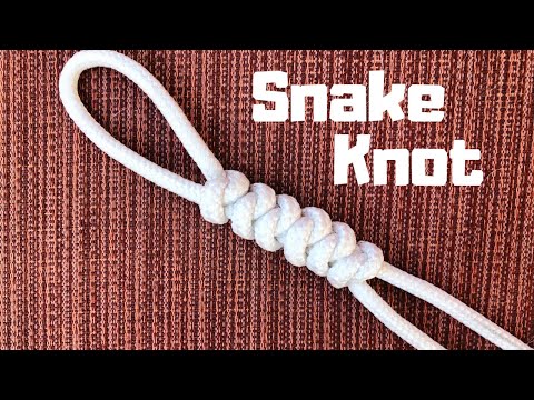 How to tie the Snake Knot (easy method)