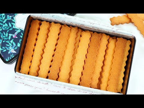 🧀 Once you eat it, you can't stop! Crispy Cheddar Cheese Stick Cookie Recipe 🧀 Cup Measurement