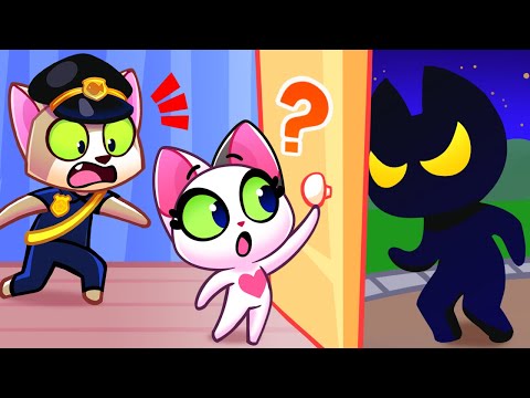 Baby Cat, Don't Open Door To Strangers🙀 Safety Rules For Kids || Purr-Purr Stories