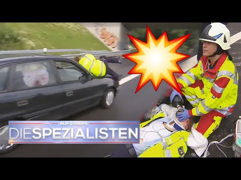 Schock! 😳 Autobahnpolizistin wird von einem Auto ANGEFAHREN 💥😱| Die Spezialisten | SAT.1