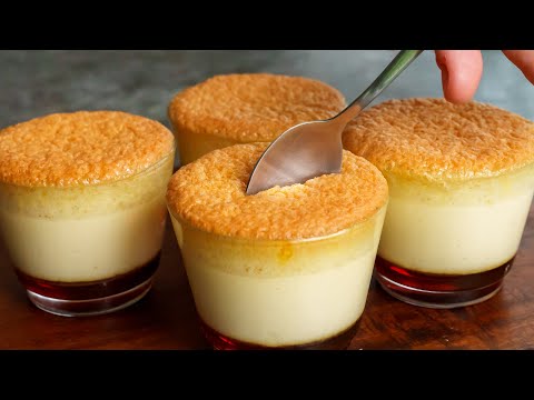 Super Creamy Desserts in 10 minutes, No Condensed Milk! No Gelatine! No cream cheese!