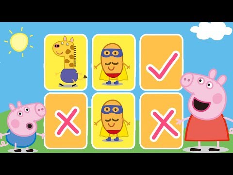 Peppa Pig - Surprise Puzzles! Learn Shapes for Kids - Learning with Peppa Pig