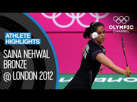 Saina Nehwal 🇮🇳  - India's first ever Olympic Badminton medallist! | Athlete Highlights