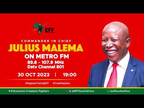 CIC Julius Malema On MetroFM With Faith Mangope