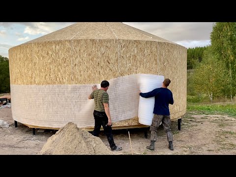 How to build a cheap house in 5 days. Easy peasy technology of construction