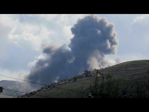 Huge cloud of smoke billows from south Lebanon's village after Israeli strike | AFP