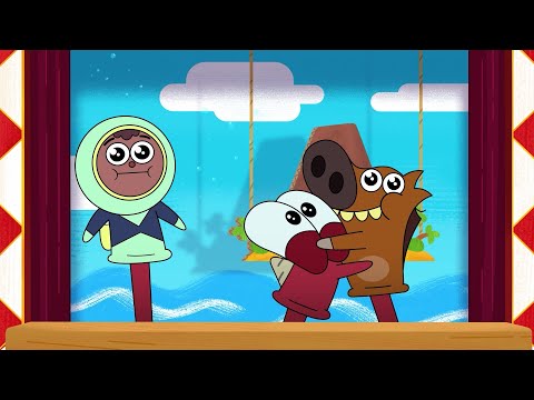 THE PUPPET SHOW | NEW The Adventures of Bernie | Zig &amp; Sharko - Cartoons for Kids