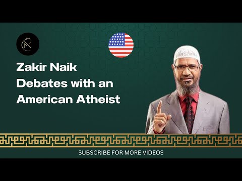 Zakir Naik Debates with an American Atheist | Zakir Naik Bayan | Zakir Naik Speech 