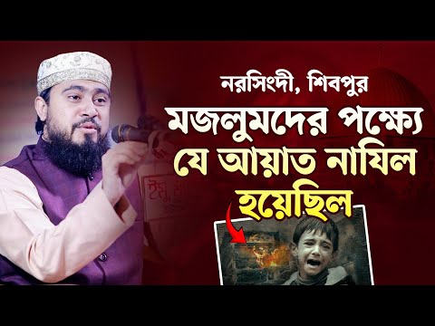 তোমরা কি শুনো না ফিলিস্তিনিদের কান্না ? দেখতে পাও না ফিলিস্তিনিদের ? M Hasibur Rahman Bangla New Waz