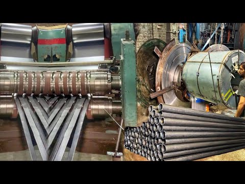 incredible! Manufacturing process STAINLESS STEEL Pipe Production process | factory mass production