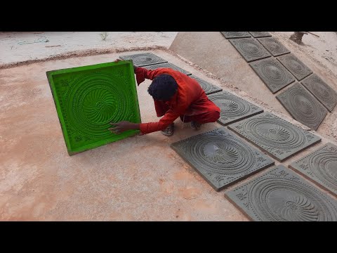 These Peoples Makes Money from this skill | Cement &amp; Concrete Tiles Making