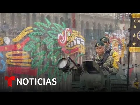 Sigue el tradicional desfile militar con el que M&eacute;xico celebra la independencia