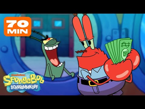 SpongeBob | Alle &quot;Krosse Krabbe vs. Abfalleimer&quot;-Momente! | Spongebob Schwammkopf