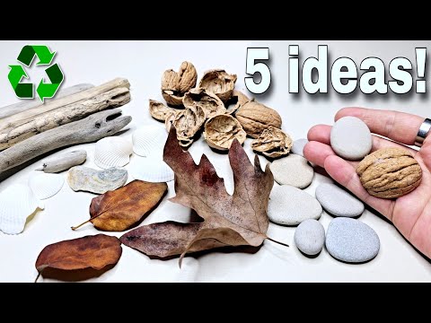 5 Different Extraordinary Ideas with Materials Found in Nature 👍♻️