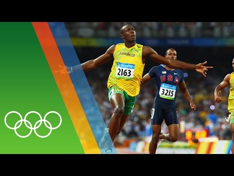 Usain Bolt at Beijing 2008 | Epic Olympic Moments