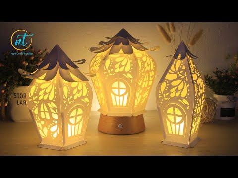 How to make a Christmas House Lanterns