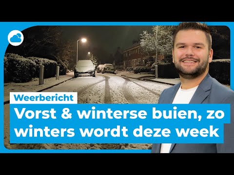 Weerbericht: vorst &amp; winterse buien, zo winters wordt deze week