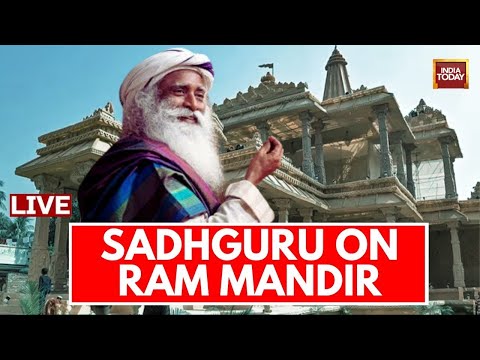 LIVE: Sadhguru Shuts North-South Debate Ahead Of Ram Mandir Event, Calls It Political Narrative