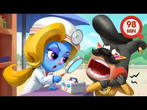 Dobie at the Dentist | Healthy Habits | Educational Cartoons for Kids | Sheriff Labrador