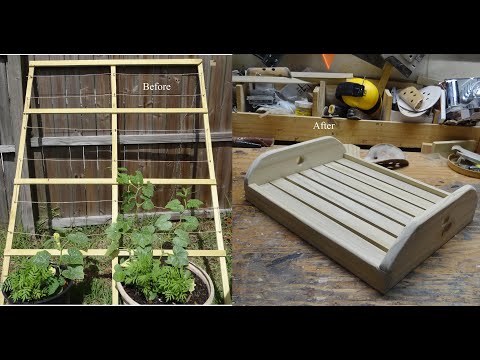 Woodworking: From Garden Trellis to Wooden Tray Gift