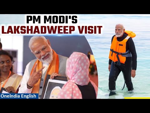 Lakshadweep: Immerse in the visual odyssey of Prime Minister Narendra Modi's visit | Oneindia News