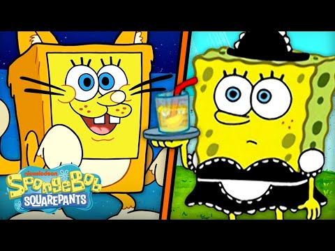 SpongeBob's BEST Costumes! 🐱 | 20 Minute Compilation | SpongeBob