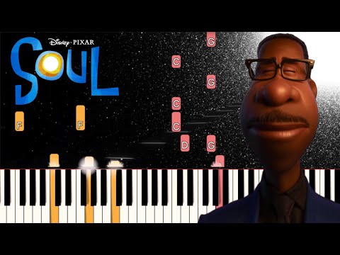 Epiphany - Soul (Pixar) | Piano Tutorial (Synthesia)