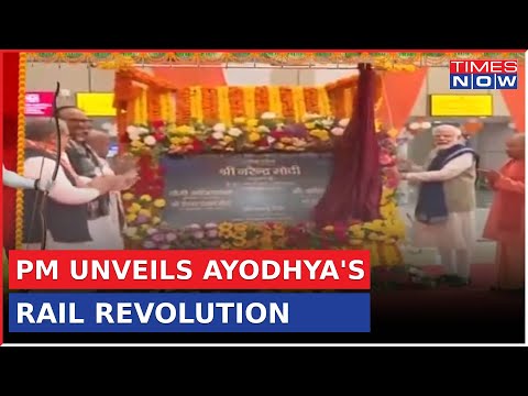 PM Unveils Ayodhya's Rail Revolution: Inaugurates Two Amrit Bharat And Six Vande Bharat Trains