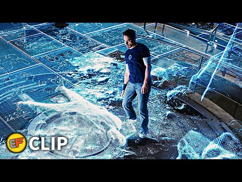 Tony Stark &amp; Jarvis Analyze Crime Scene | Iron Man 3 (2013) Movie Clip HD 4K