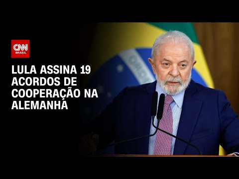 Lula assina 19 acordos de coopera&ccedil;&atilde;o na Alemanha | CNN PRIME TIME