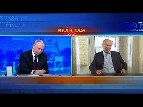 Putin plaudert mit sich selbst - KI-Double bei TV-Fragerunde &quot;zugeschaltet&quot; | ntv