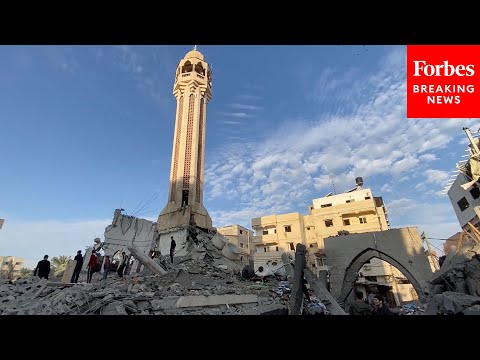 Yaffa Mosque In The Gaza Strip Hit By Israeli Airstrike