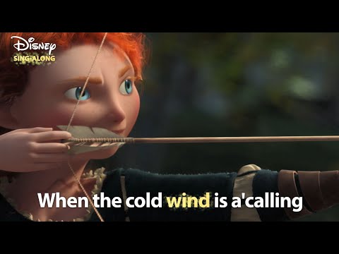 Touch The Sky | Brave Lyric Video | DISNEY SING-ALONGS