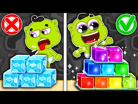 Liam Family USA | Rainbow Cubes Smart Refrigirators | Family Kids Cartoons