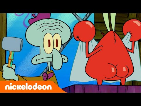 Bob Esponja | La nueva obra de Calamardo | Nickelodeon en Espa&ntilde;ol