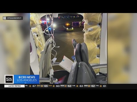 Alaska Airlines flight makes emergency landing after panel blows out mid-air