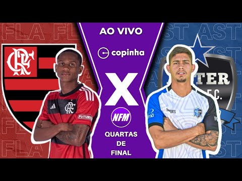 FLAMENGO X ASTER ITAQU&Aacute; | COPINHA | QUARTAS DE FINAL | AO VIVO COM IMAGENS DO EST&Uacute;DIO