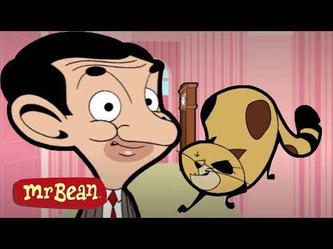 Bean and the Cat! | Funny Mr Bean Clips | Mr Bean Animated Season 1 | Mr Bean Cartoon World