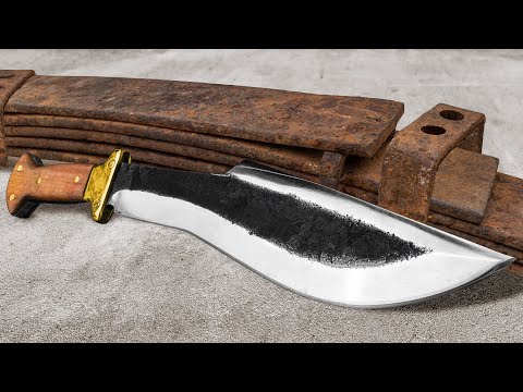 I Made A Huge Knife That Can Chop Off Even An Entire Log!