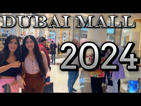 4K Dubai Mall Luxury Shopping Tour