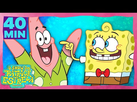 40 MINUTOS dos MELHORES MOMENTOS da 1&ordf; temporada do Show do Patrick Estrela|Bob Esponja em Portugu&ecirc;s