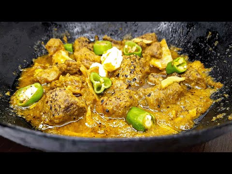 Creamy! black pepper mutton karahi made in&nbsp;butter | So Delicious &amp; Easy Siya Mirch Mutton Karahi