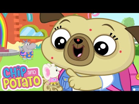 Chip and Potato | Chip Goes Back To School | Cartoons For Kids