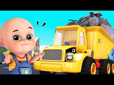 Wheels On the  Garbage Truck | Dump Truck| Kids Songs &amp; Nursery Rhymes - Jugnu Kids